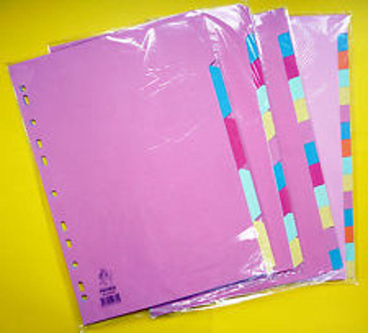 Picture of 3889-10 * A5 CARDBOARD DIVIDERS